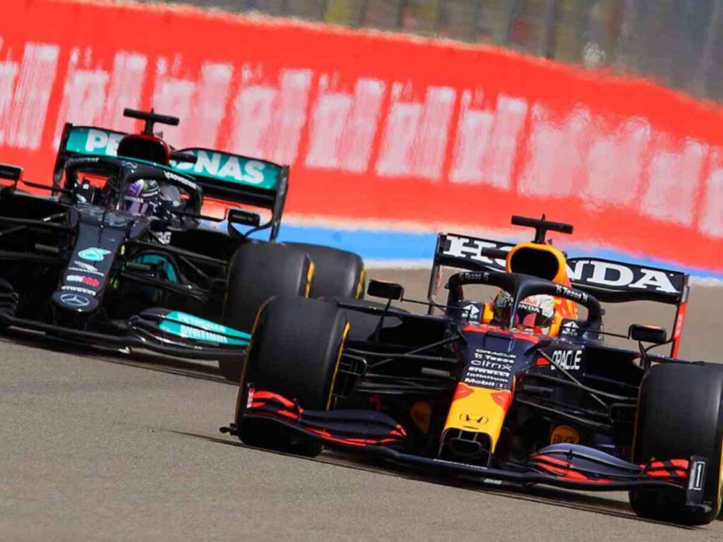 Red Bull and Mercedes in 2021