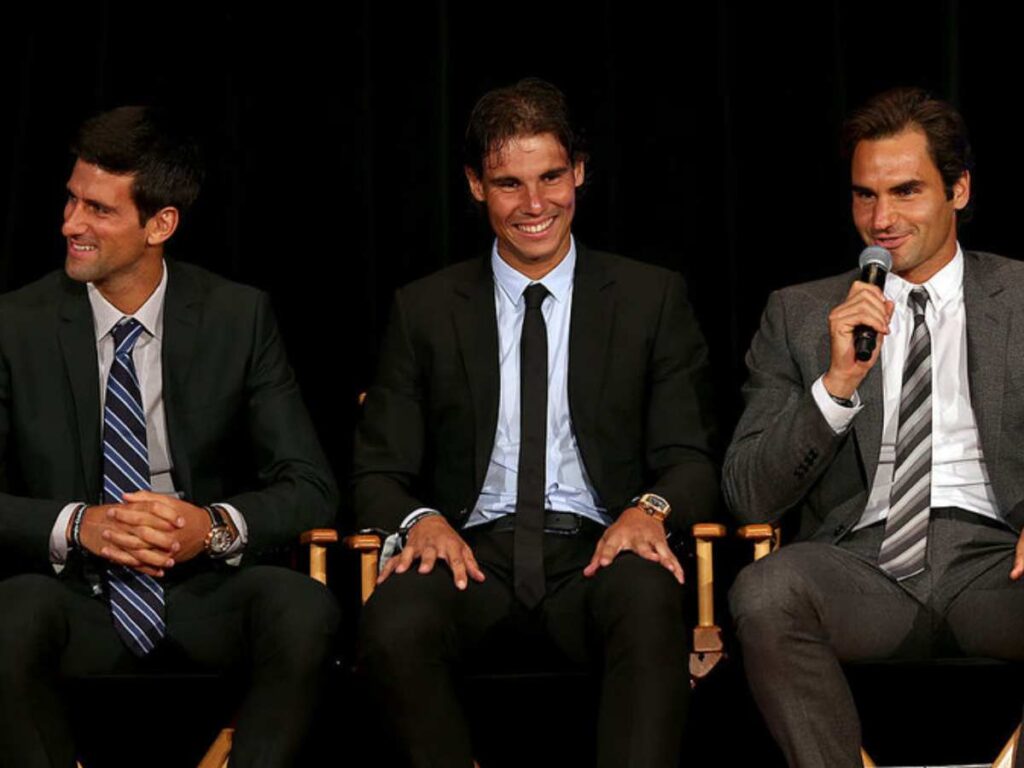 Roger Federer, Rafael Nadal, Novak Djokovic