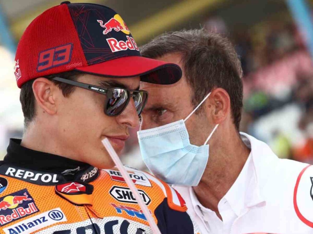 Marc Marquez with Alberto Puig