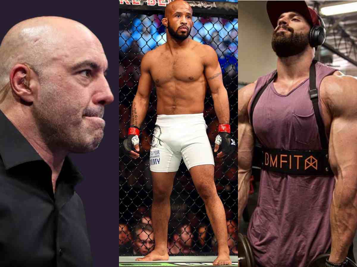 “He can hit you with the earth,” Joe Rogan settles the debate between a 260-pound bodybuilder Bradley Martyn and MMA GOAT Demetrious Johnson’s street fight outcomes