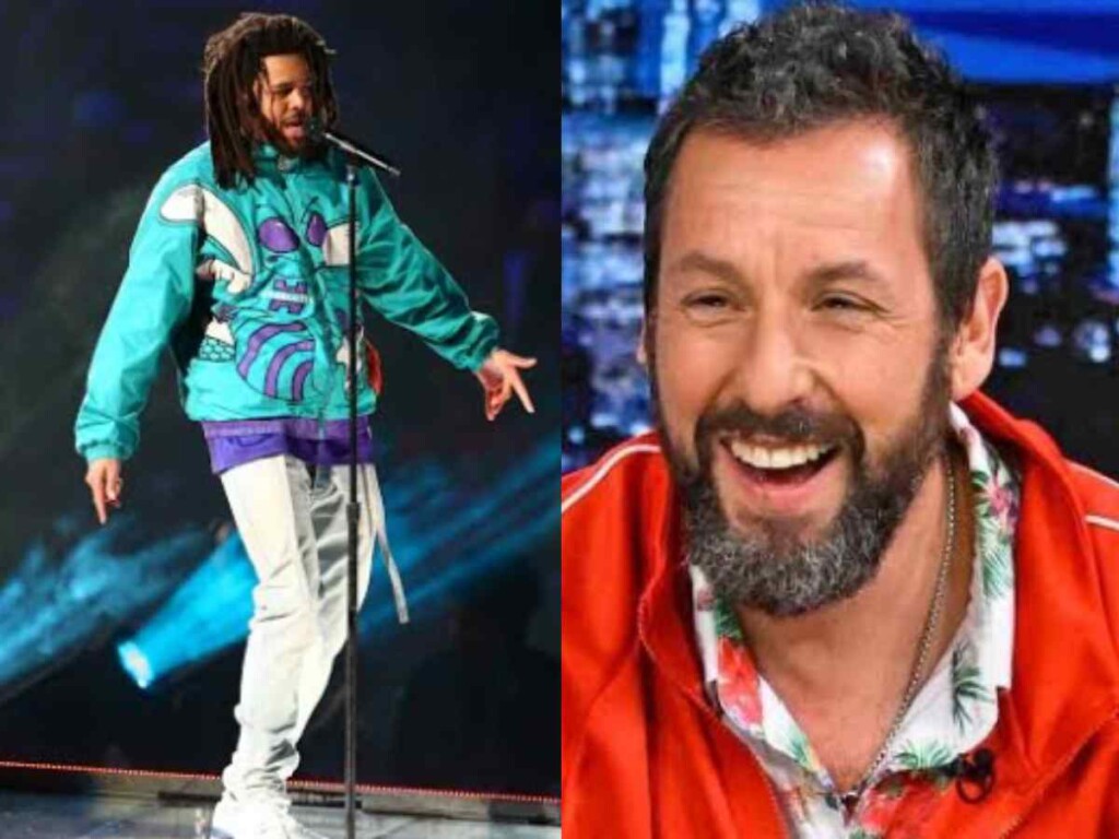 J. Cole and Adam Sandler