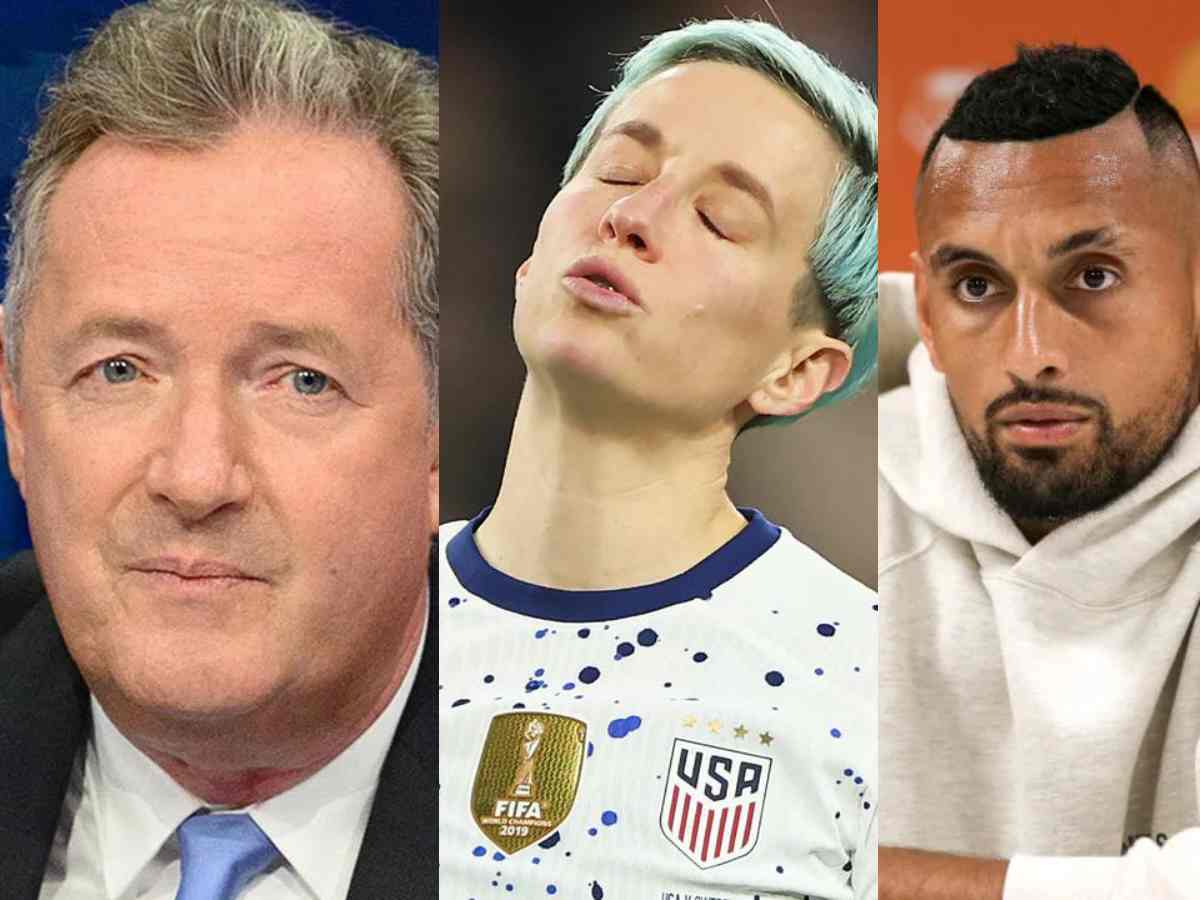 Nick Kyrgios joins hands with Piers Morgan to bash USWNT star Megan Rapinoe over her arrogant behaviour