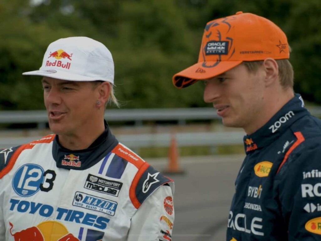 Mad Mike and Max Verstappen (image via Red Bull)