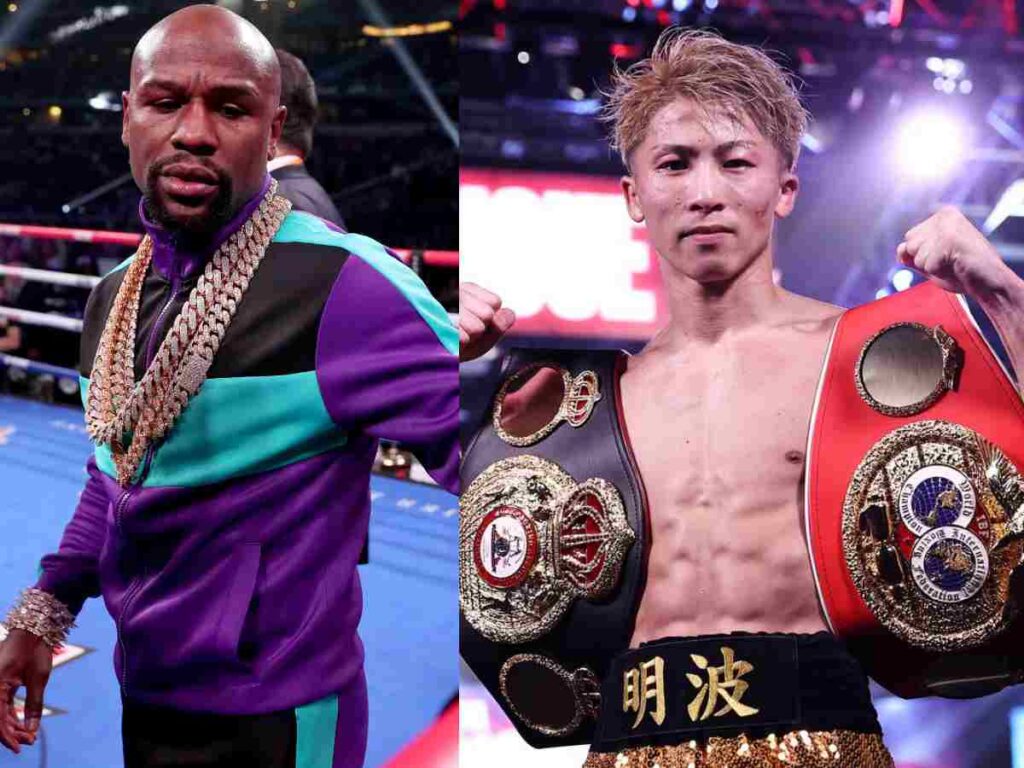 Floyd Mayweather and Naoya Inoue 