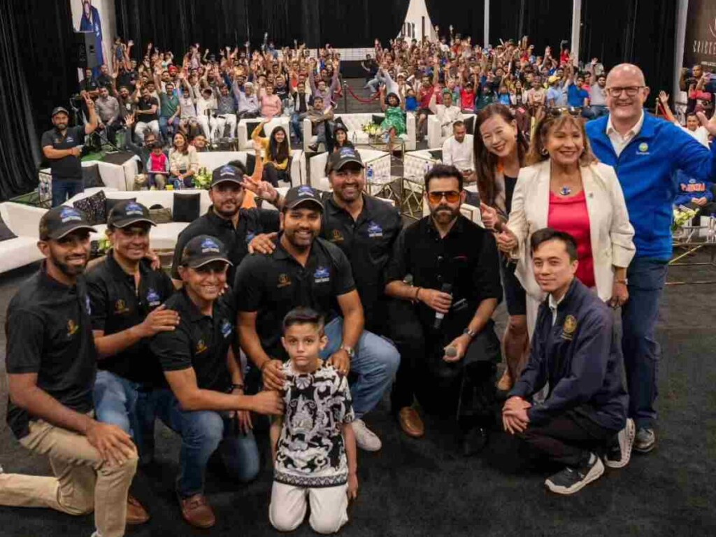 Rohit Sharma launches cricket academy in USA