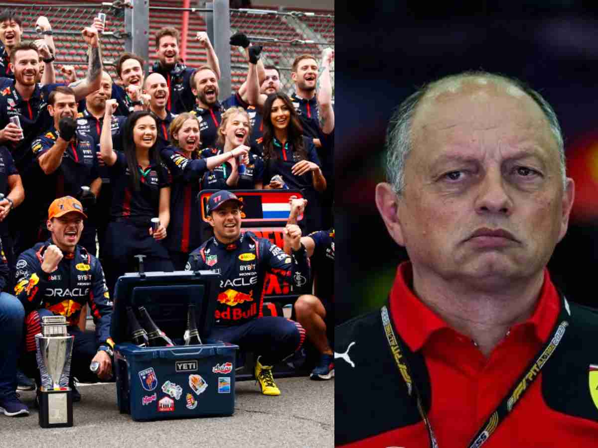 Fred Vasseur blames the cost cap for hampering Ferrari’s chances to take on Red Bull