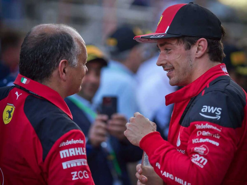 Charles Leclerc and Fred Vasseur