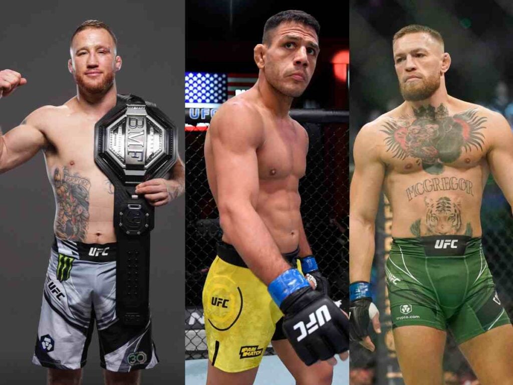 Rafael dos Anjos chooses Justin Gaethje as Conor Mcgregor's opponent