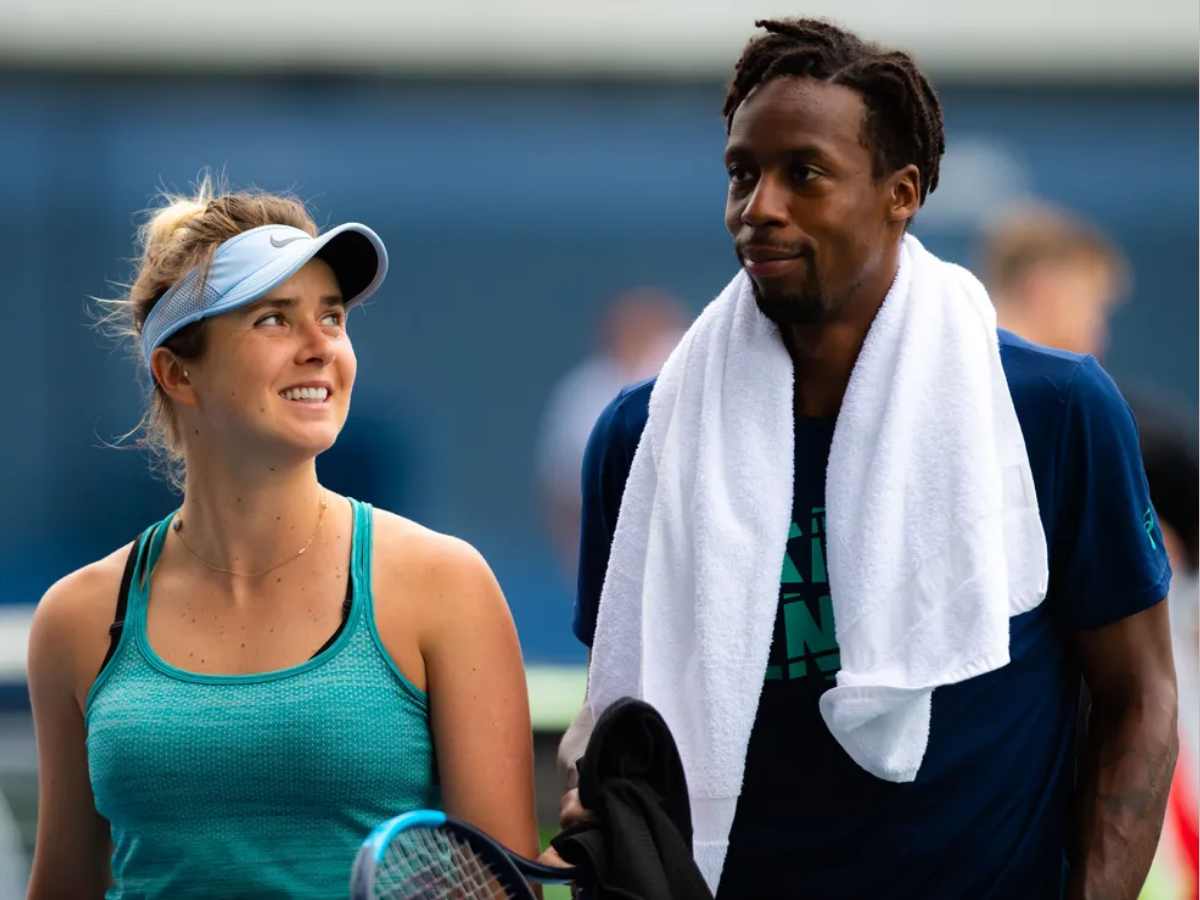 Gael Monfils explains why having Elina Svitolina playing on the Tour is ‘more stressful’ for the couple 