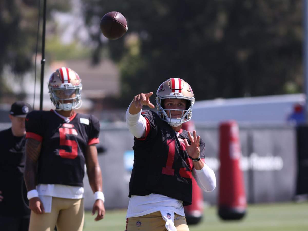 “Dudes cinderella story was meant for only one season” – 49ers QB Brock Purdy gets BASHED on social media for throwing 3 interceptions in joint practice vs the Raiders