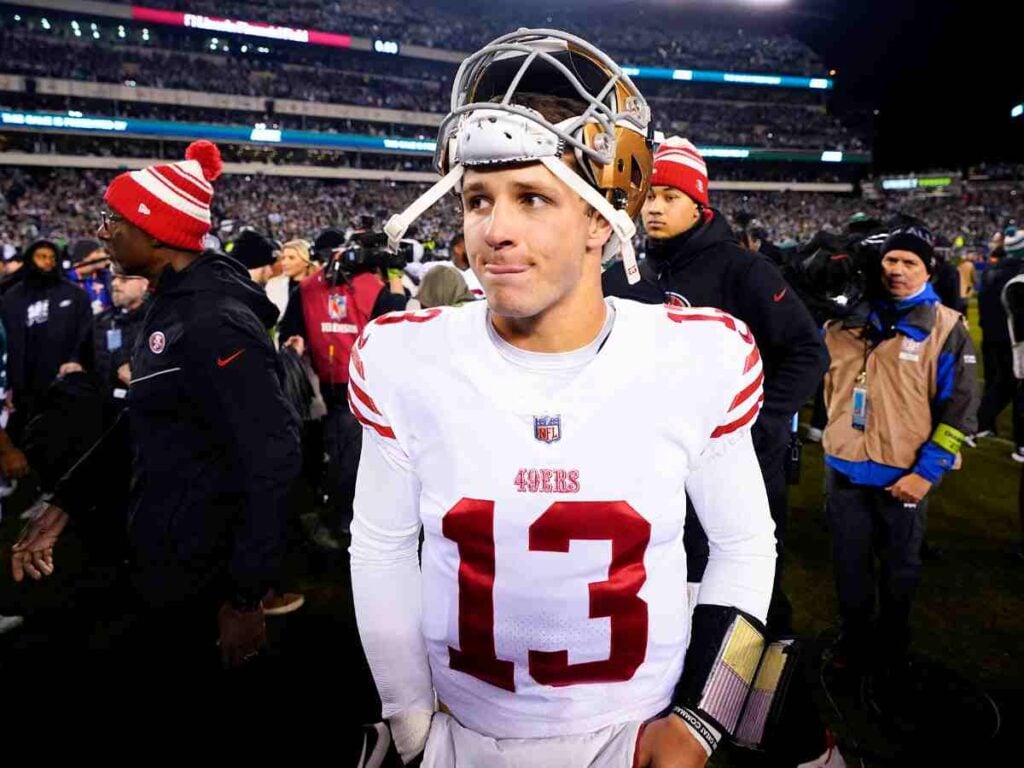 “His fluke days are over!” – 49ers QB Brock Purdy gets BASHED on social media for throwing 3 interceptions in joint practice vs the Raiders
