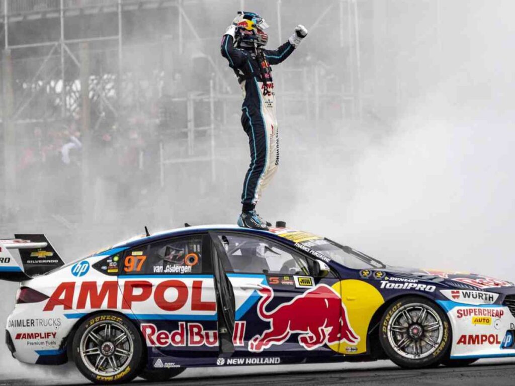 Shane van Gisbergen winning the Bathurst 1000