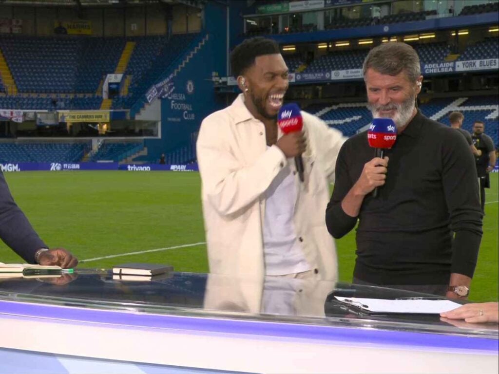 Roy Keane and Daniel Sturridge. (Source: Sky Sports)