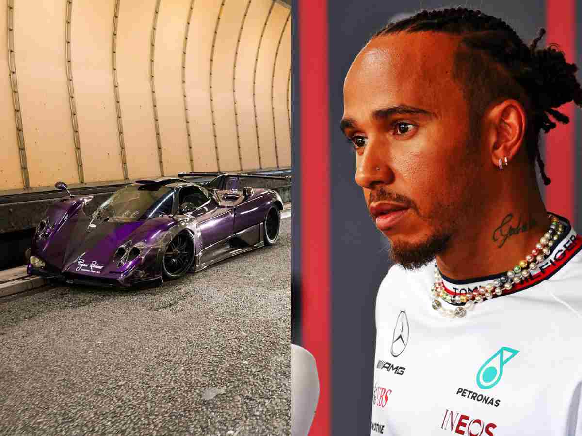 $10 million worth Pagani Zonda previously owned by Lewis Hamilton crashes in Wales