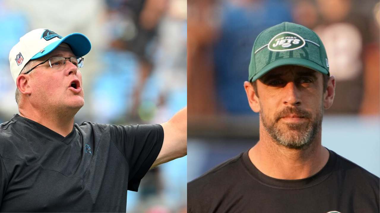 WATCH: “What’s up you little b**ch!” – Aaron Rodgers nudges Panthers coach James Campen hurling fat-shaming NSFW curses towards him