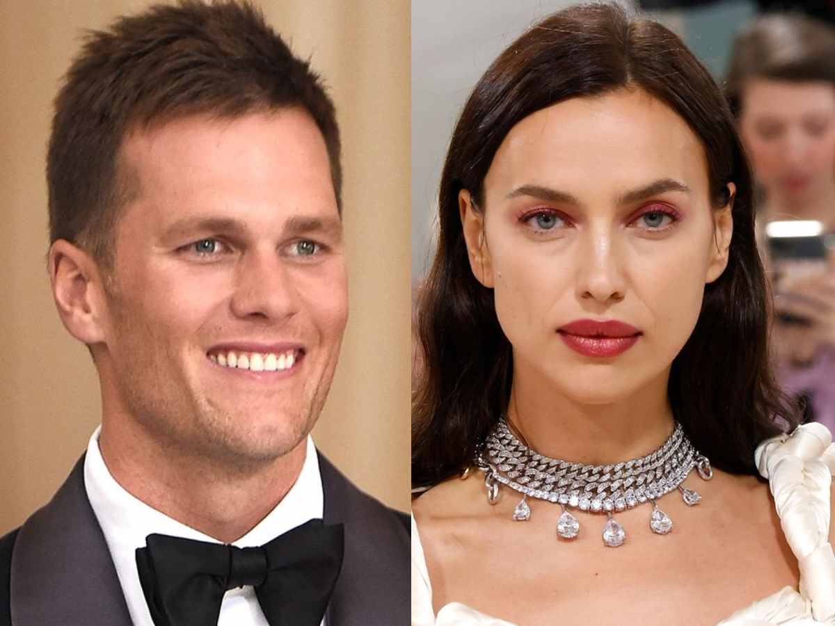 Tom Brady (L) and Irina Shayk (R)