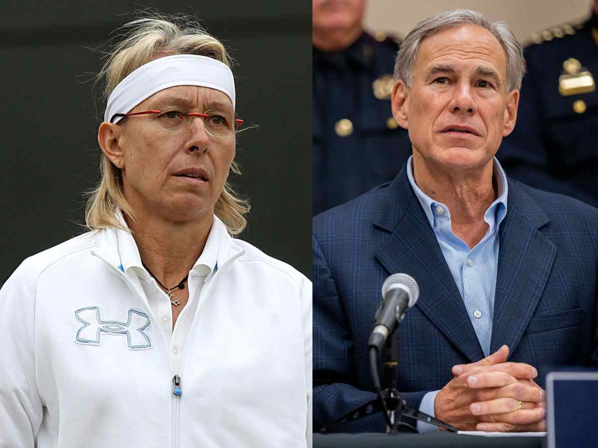 Martina Navratilova calls Texas Governor Greg Abbott a ‘Psychopath’ for implementing policies to ‘k*ll’ people