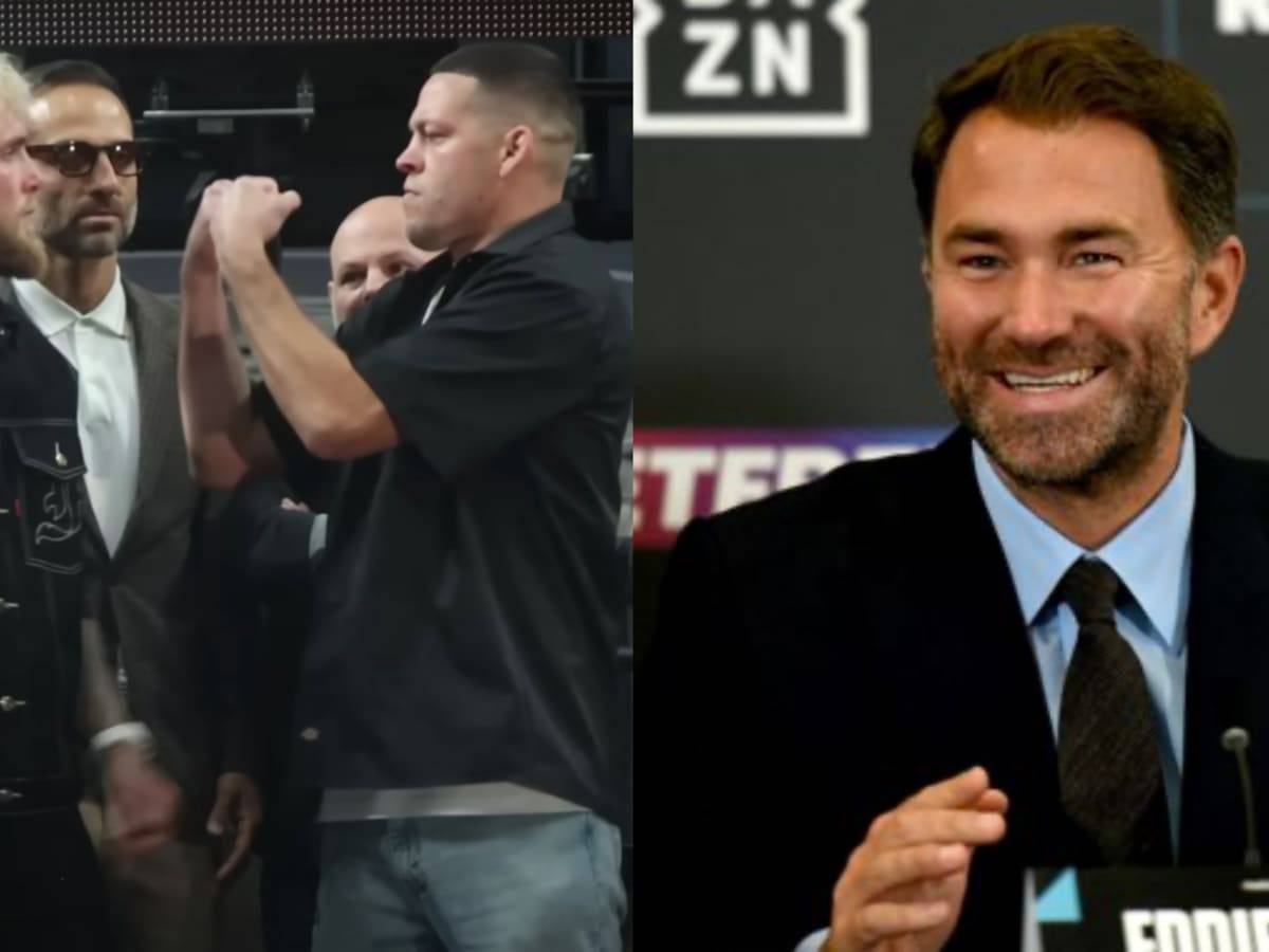 “Keep my name outta your mouth” – Nate Diaz responds to British promoter Eddie Hearn’s spiteful comments about boxing debut