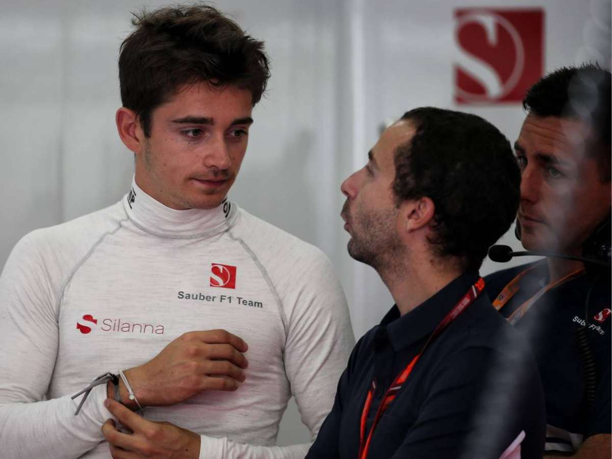 Charles Leclerc and Nicolas Todt in 2018 (image via F1i.com)