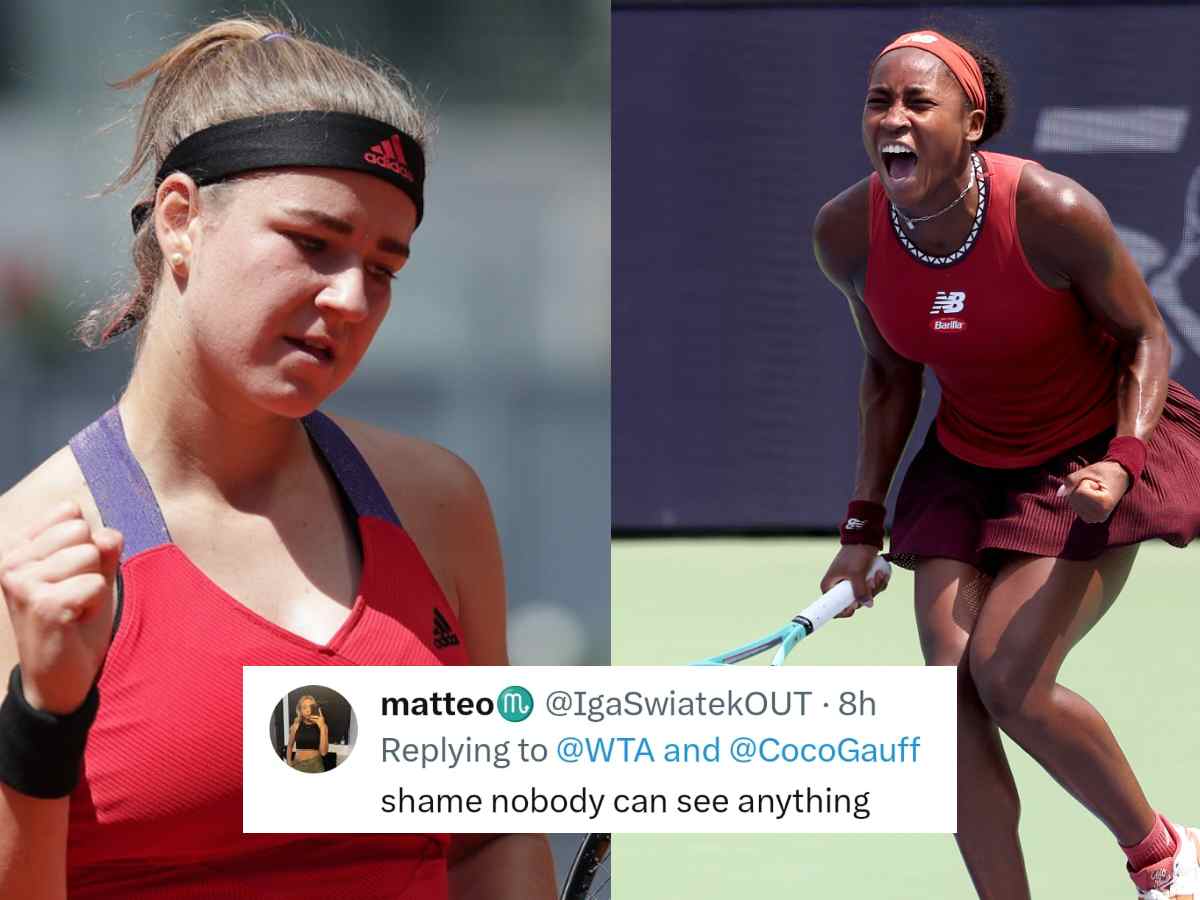 “WTA hates promoting women’s tennis” – Coco Gauff and Karolina Muchova’s finals at the Cincinnati Open sees the tournament face wrath of fans over poor visibility of the ball due to the court color