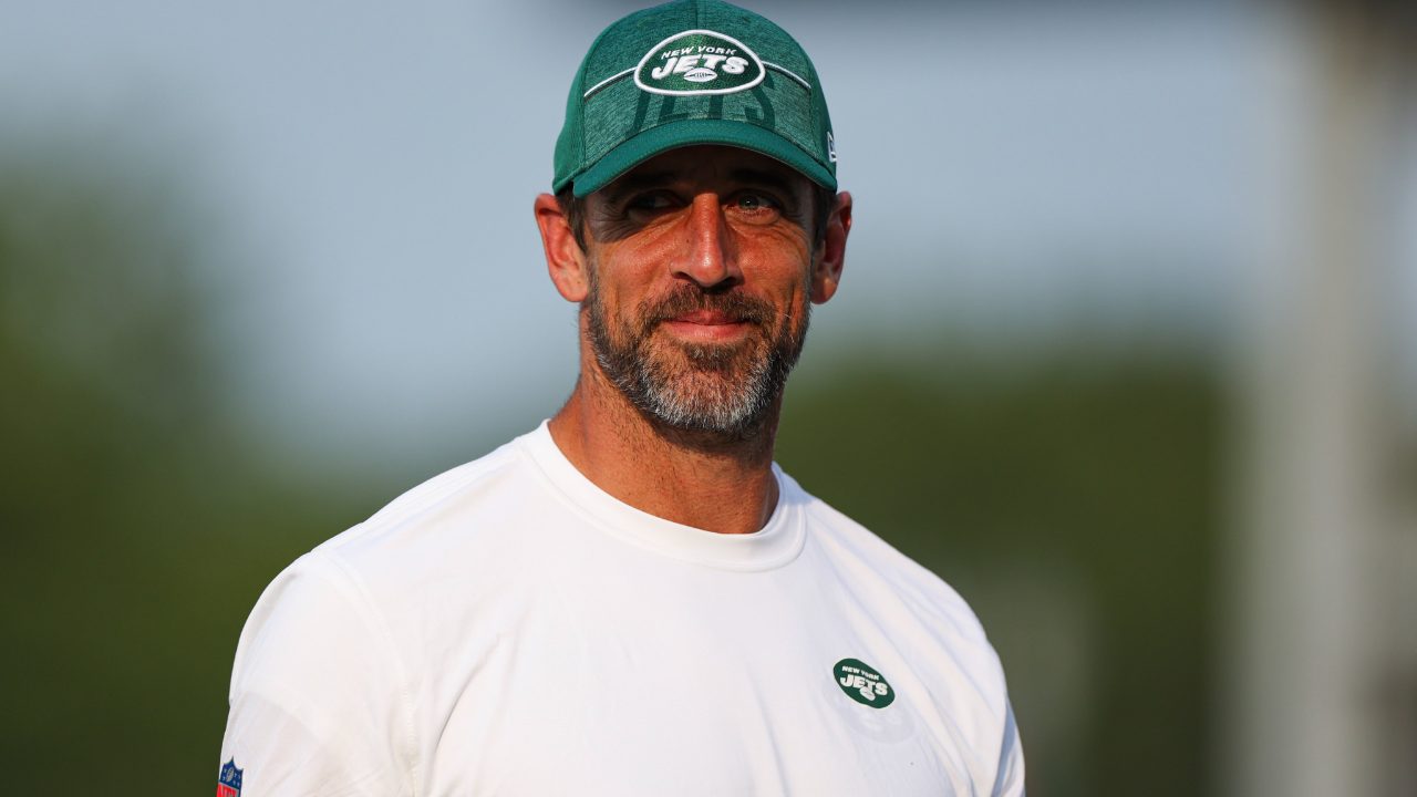 When will Aaron Rodgers make his preseason debut for the New York Jets?