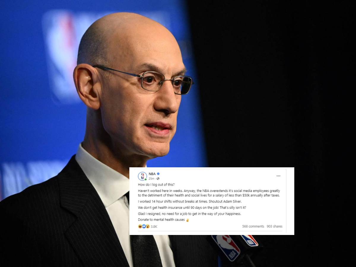 “Adam Silver gonna fire bomb bro’s house” – Ex-employee turned hacker RIPS OFF the NBA from league’s official account, Twitteratis go berserk