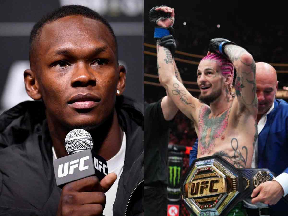 WATCH: Israel Adesanya’s live reaction to Sean O’Malley knocking out Aljamain Sterling after predicting Suga show’s ‘destiny’