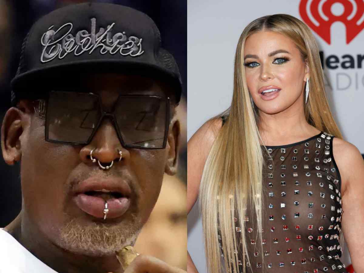 Dennis Rodman’s ex-wife Carmen Electra goes viral with a N*DE PHOTOSHOOT on Instagram