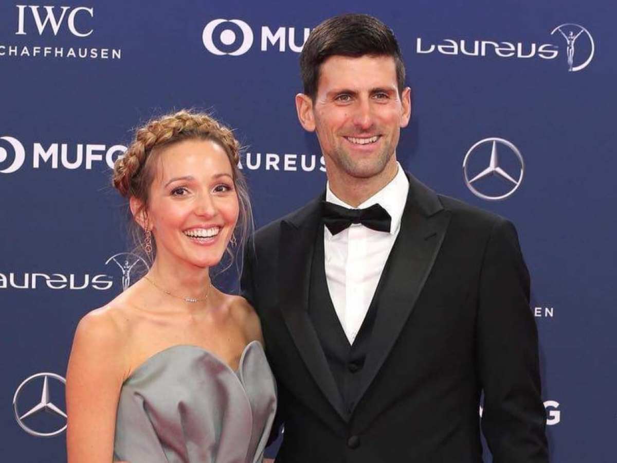 Jelena and Novak Djokovic