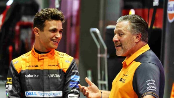 Lando Norris and Zak Brown