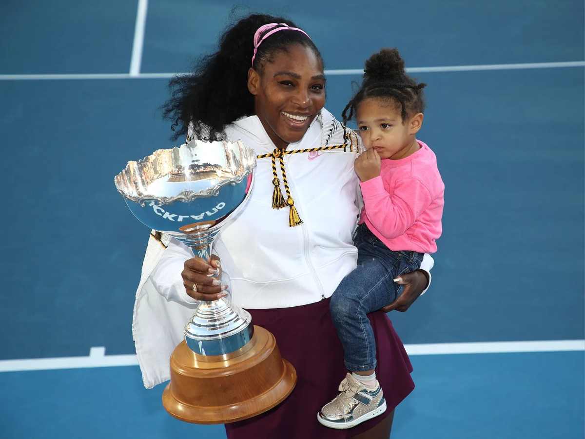 Serena Williams with her elder daughter Olympia(Image via Brittanica)