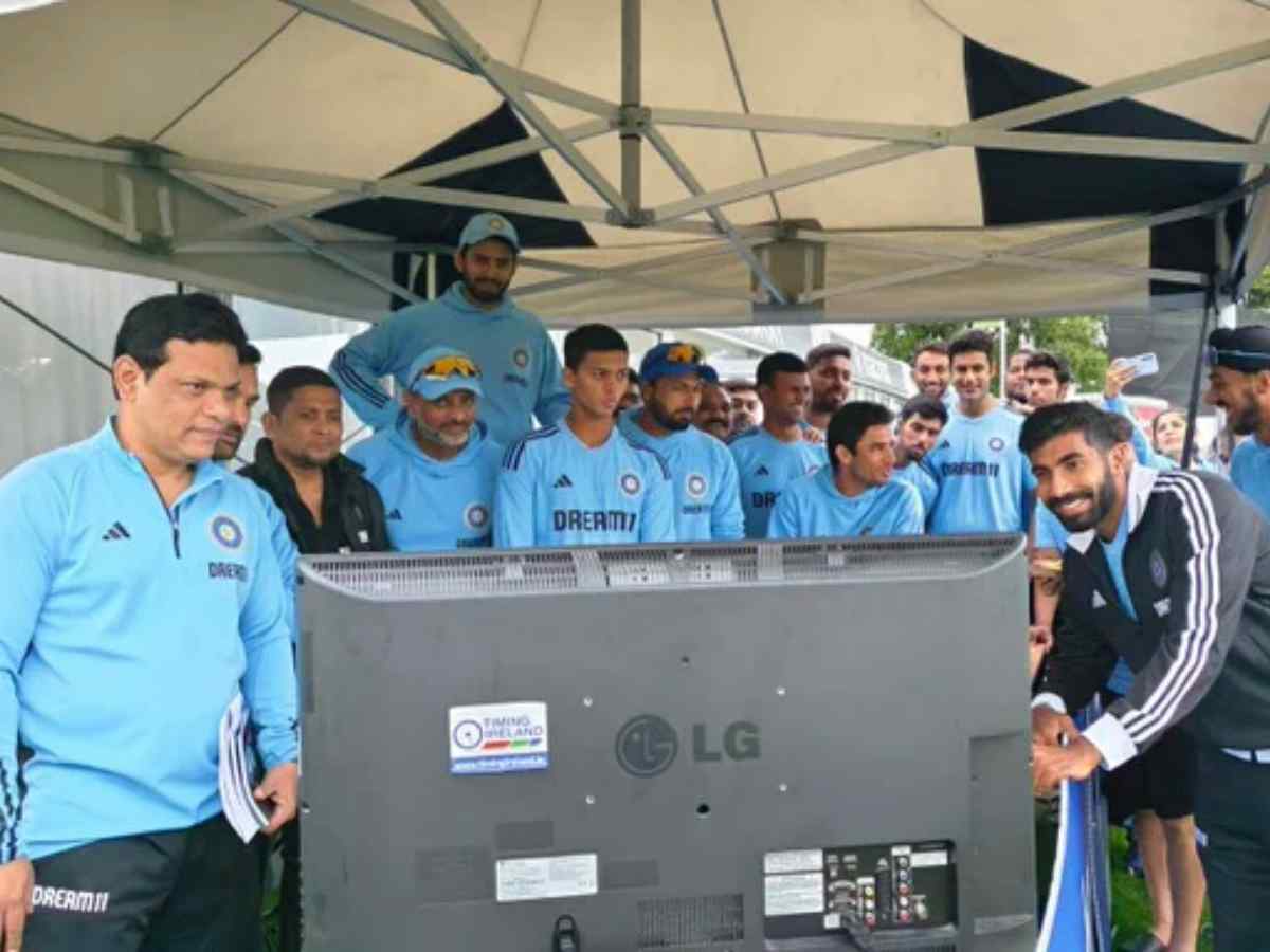 WATCH: Jasprit Bumrah-led Team India erupts in joy after Vikram lander successfully lands on MOON