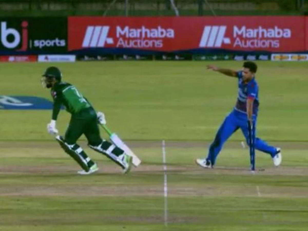 Watch: Shadab Khan gets Mankaded in a dramatic final over as Pakistan beats Afghanistan