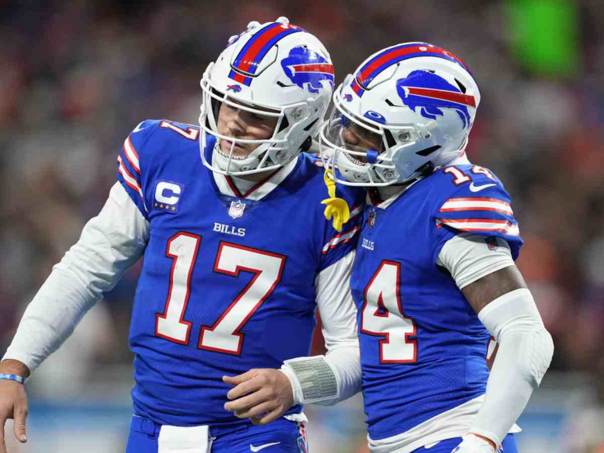 Josh Allen and Stefon Diggs