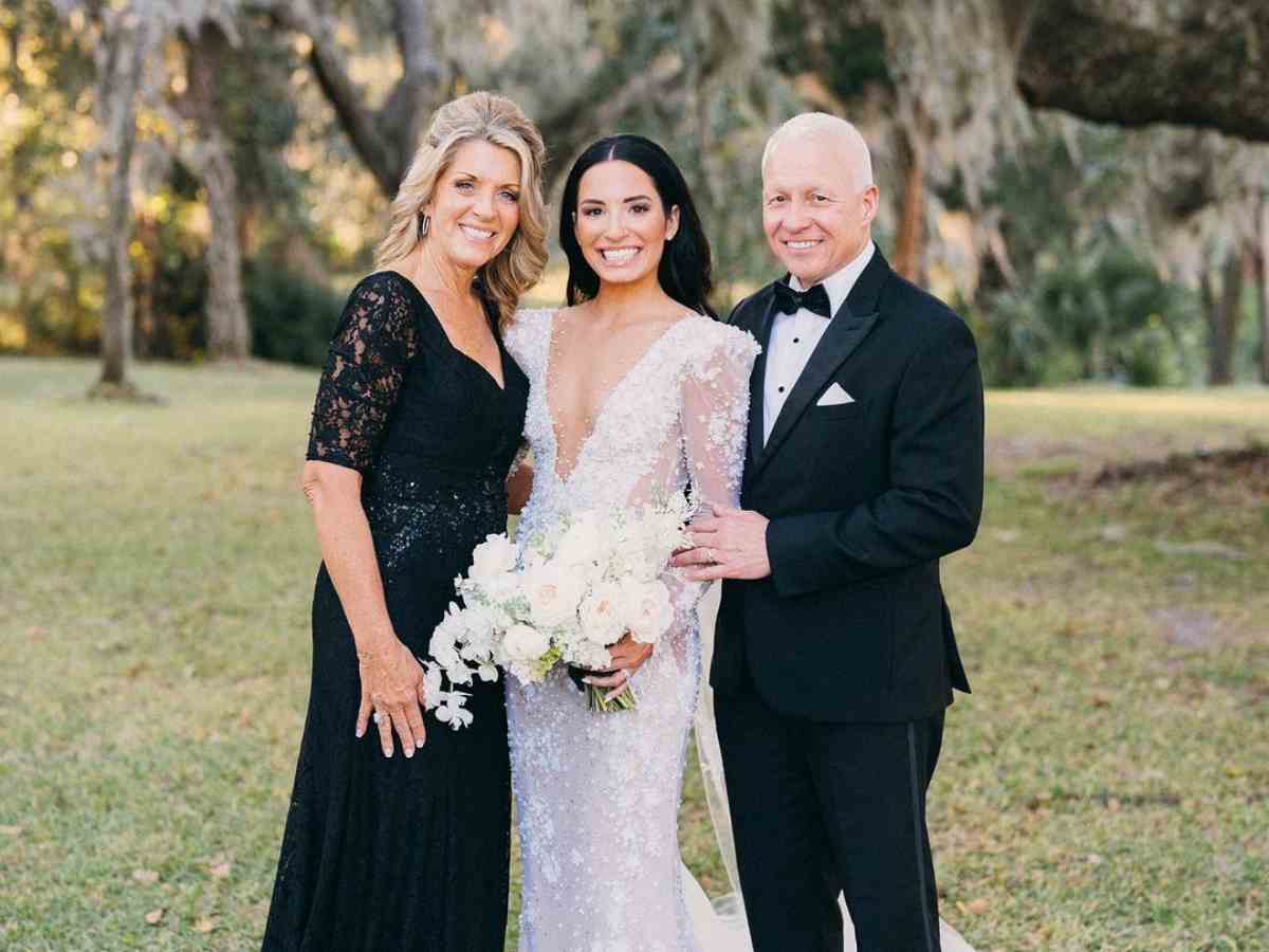 Madyson Joye with her father, Bryce and step-mother Lynn