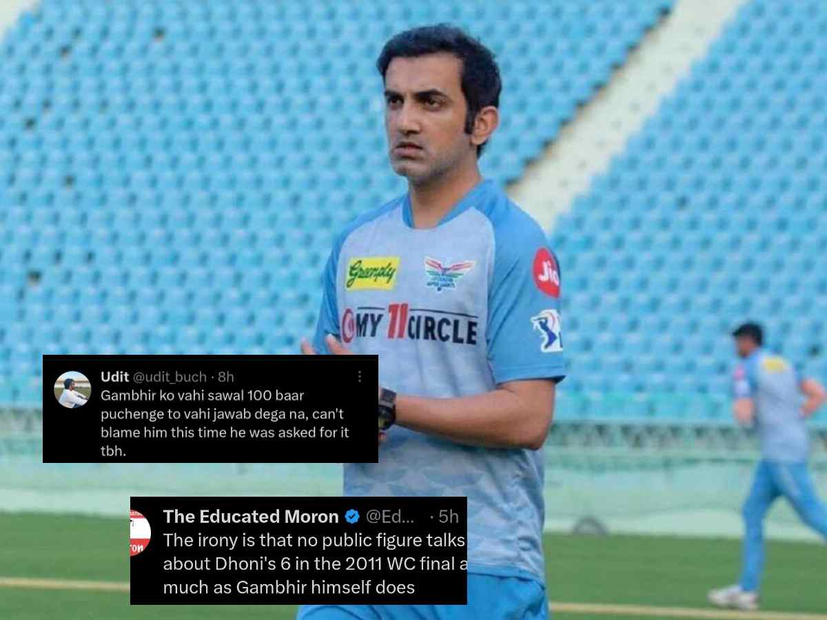 “He is the one who is actually obsessed with one individual”- Fans go ballistic on Gautam Gambhir after he tells everyone to not be obsessed with individuals 