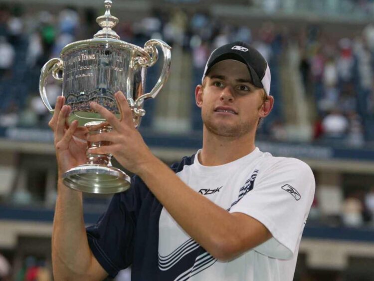 Andy Roddick justifies using the US Open runner-up trophy to serve ...