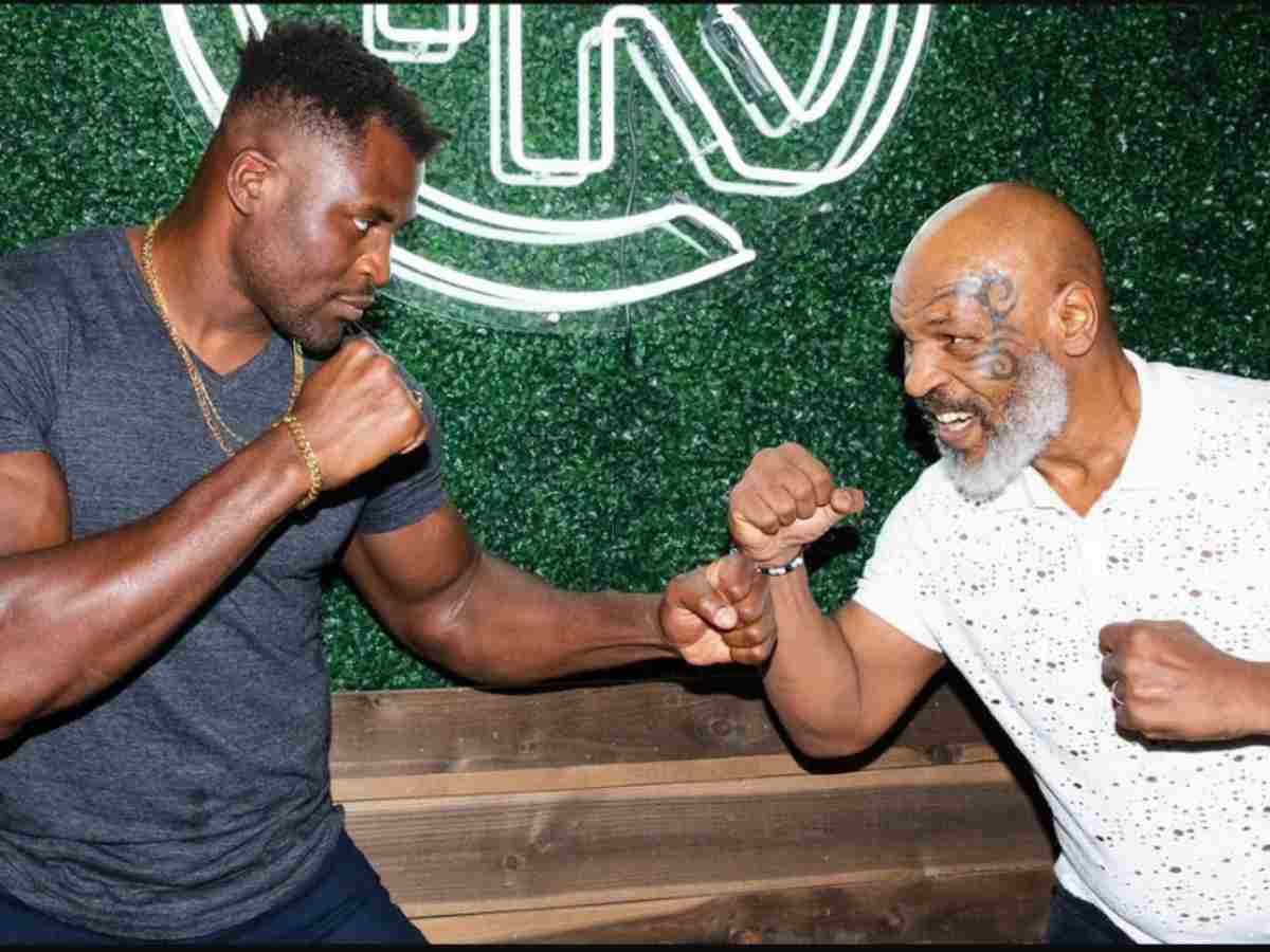 Francis Ngannou and Mike Tyson