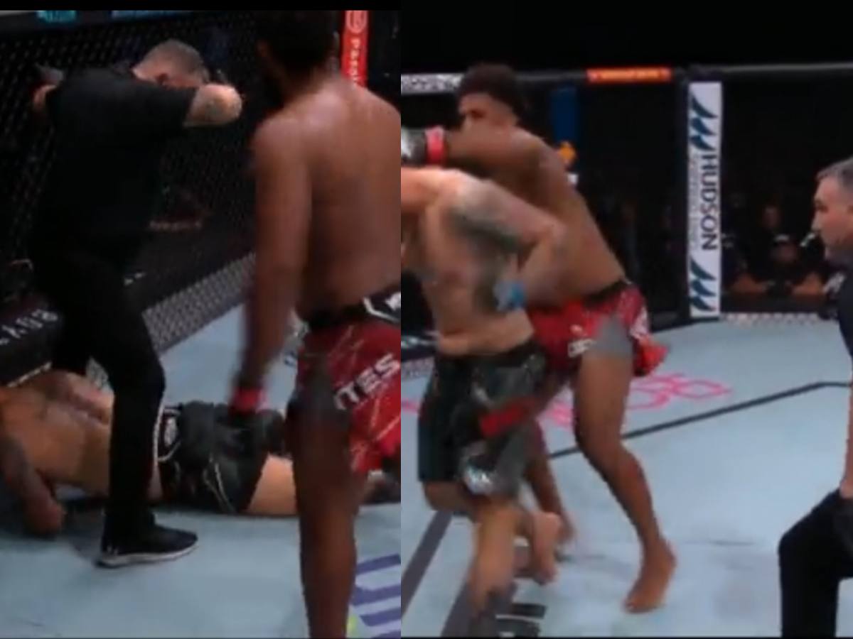 WATCH: UFC Singapore fighter headbutts canvas after being brutally knocked out