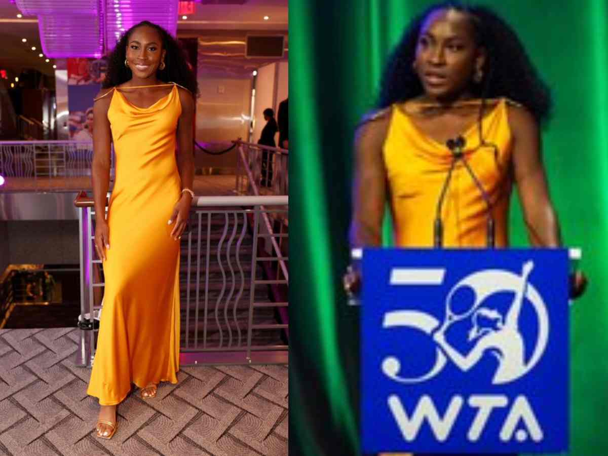 Coco Gauff steals the limelight at WTA’s 50th anniversary celebrations as she honors Serena Williams and other stalwarts