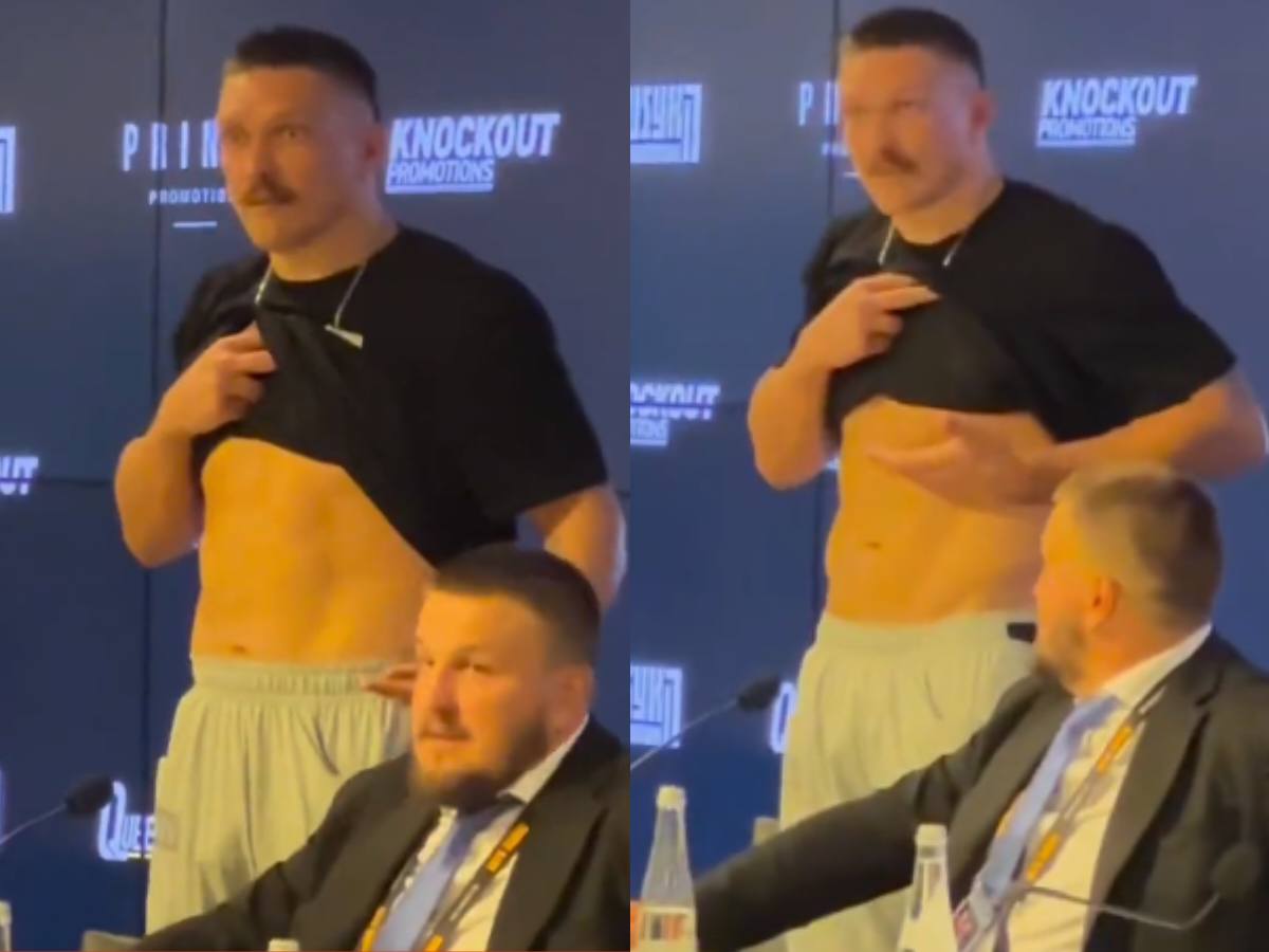 “Ready to fight without shorts,” Oleksandr Usyk hilariously proposes solution after critics blame Ukrainian for getting punched below belt by Daniel Dubois