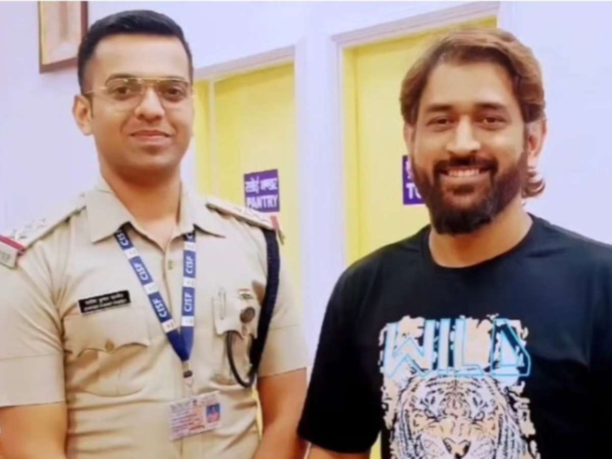 “I just want to appreciate the moment,” CISF officer Satish Pandey describes memorable encounter with MS Dhoni