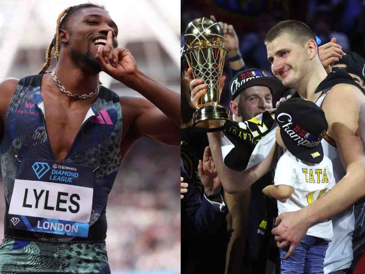 “World champion of what? The United States?” – US sprinter Noah Lyles VICIOUSLY ROASTS the NBA and their history of champions after bagging a gold medal