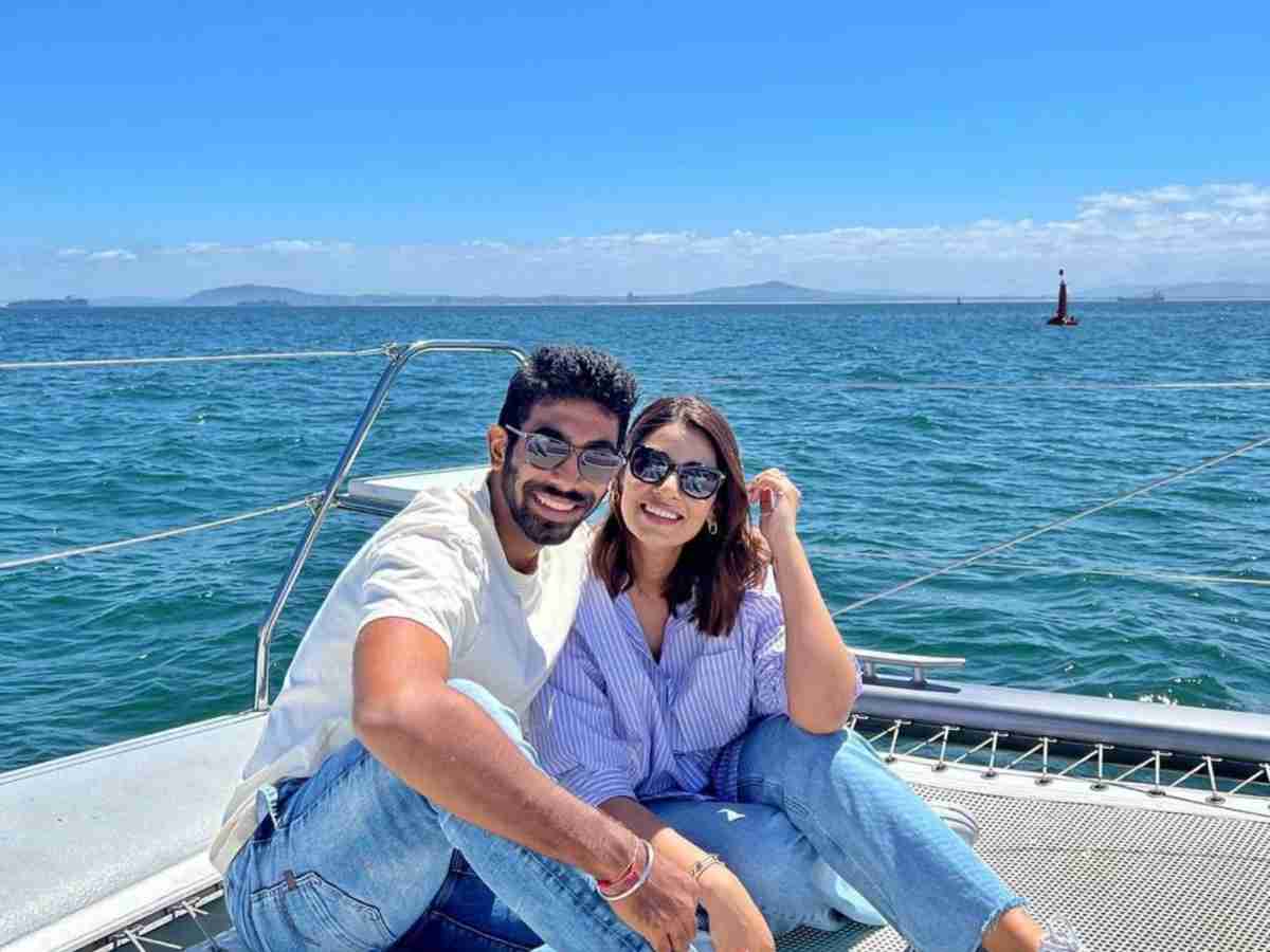 Jasprit Bumrah engages in a fun banter with his wife while playing FIFA game