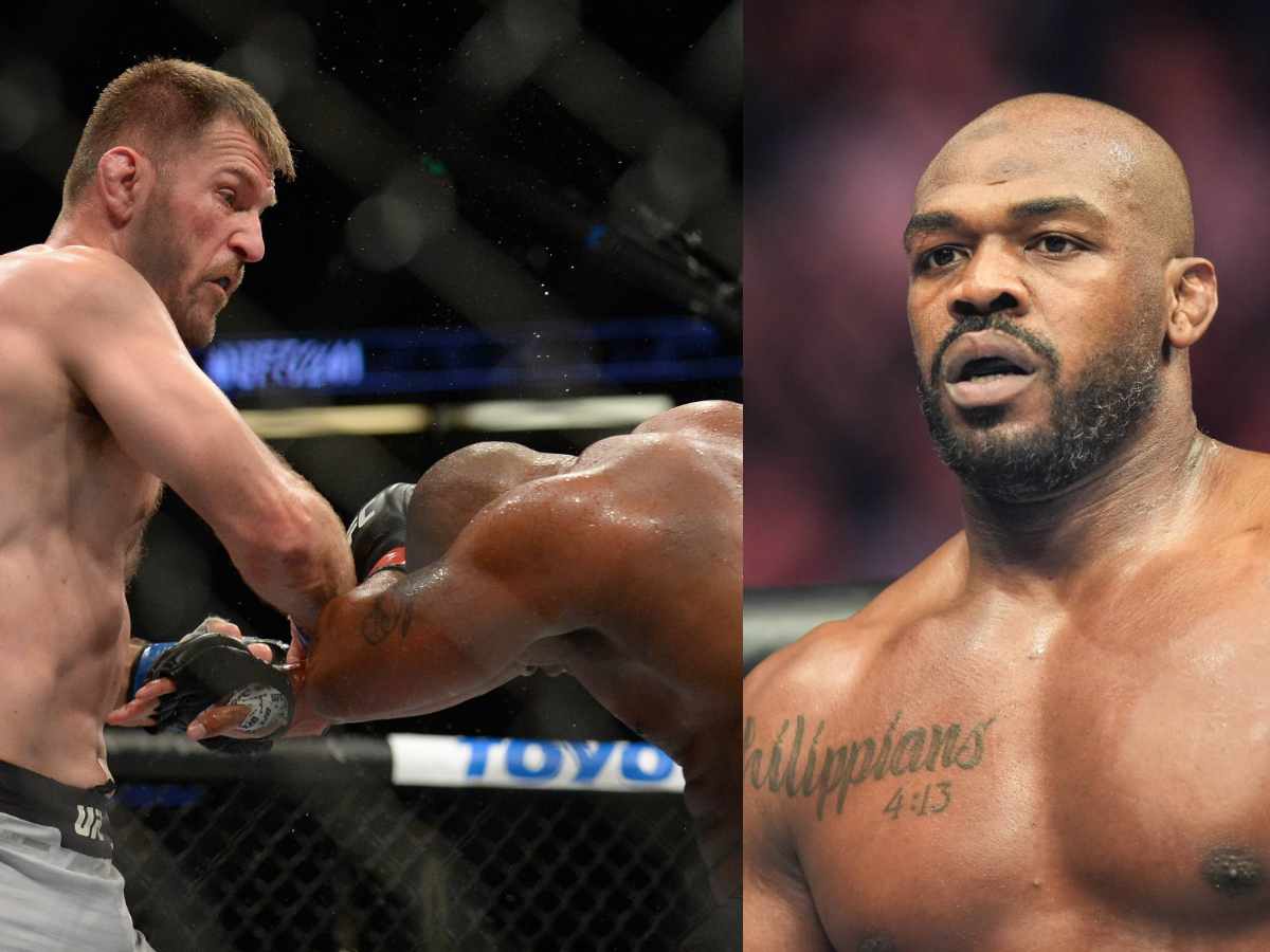 Jon Jones and Stipe Miocic (Image Courtesy: Imago)