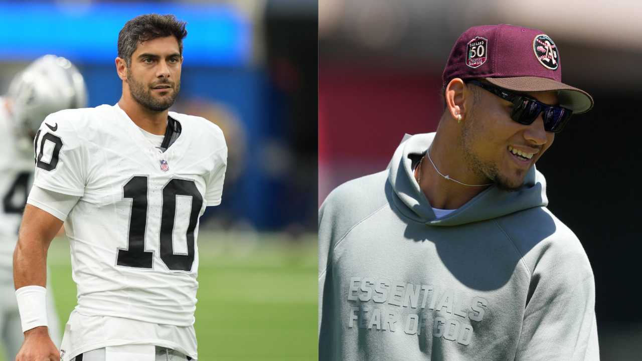 Ex-49ers QB Jimmy Garoppolo gets AWKWARD while speaking about San Francisco’s mishandling of quarterbacks amid Trey Lance’s surprise trade to the Cowboys