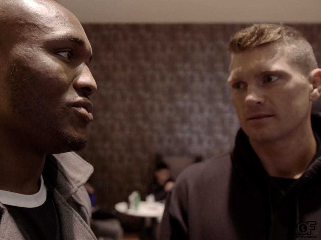 Kamaru Usman and Stephen Thompson