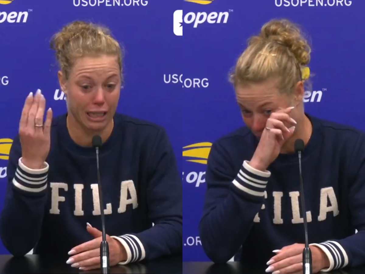 WATCH: Laura Siegemund breaks down in tears after thrashing pro-Coco Gauff US Open crowd for treating her ‘like a cheater’ following her heated loss in the first round