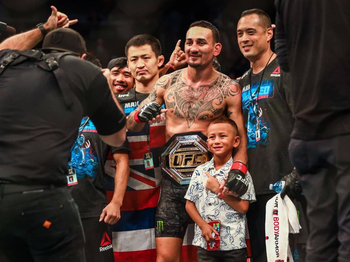 Max Holloway son: Who is the Hawaiian fighter’s child who is famous among fans?