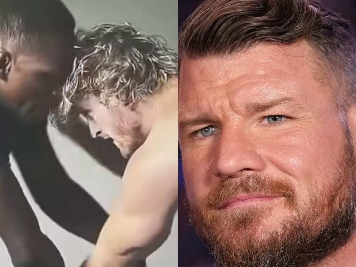 Michael Bisping reacts to Logan Paul grappling Israel Adesanya